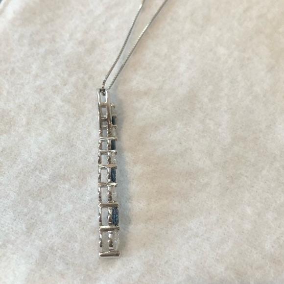 3CT Genuine Diamonds BLUE diamonds! 3CT necklace - Picture 5 of 10